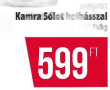 Kamra Sólet kolbásszal