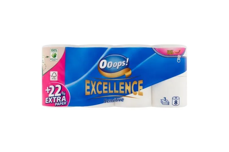 Ooops! excellence / sensitive toalett papír family pack