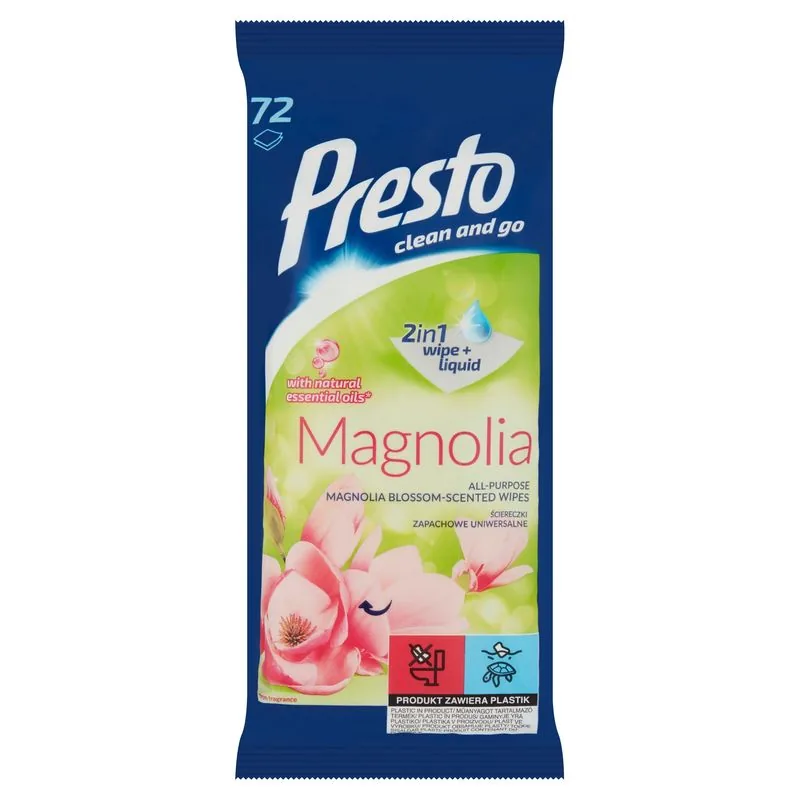 Presto Clean bútorápoló törlőkendő
