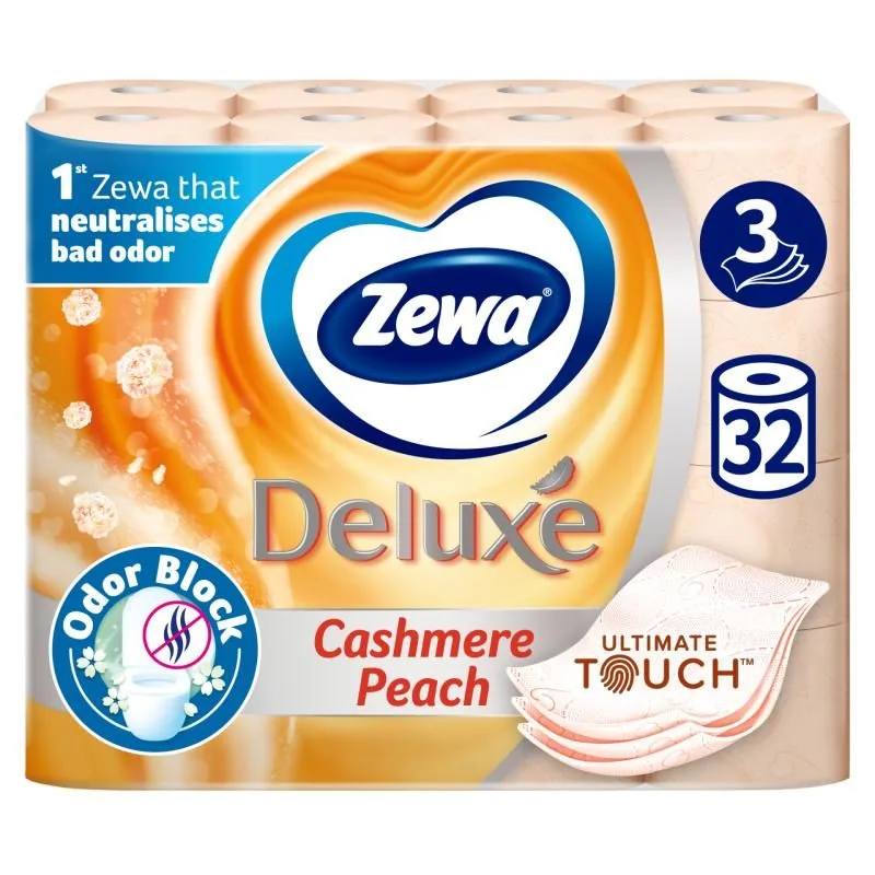 Zewa deluxe cashmere peach ultimate illatosított wc papír