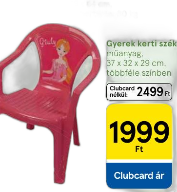 Gyerek kerti szék