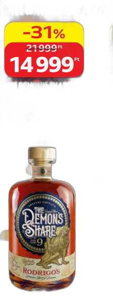 The demon's share 9 éves rodrigo signature limited edition rum