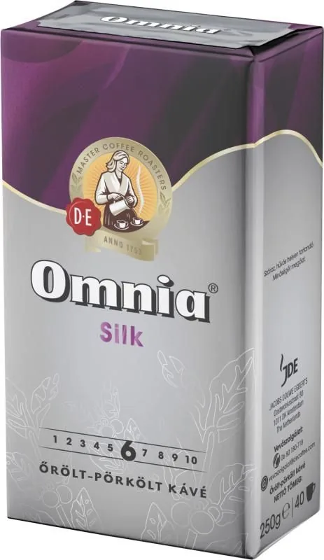 Douwe Egberts Omnia Silk őrölt-pörkölt kávé