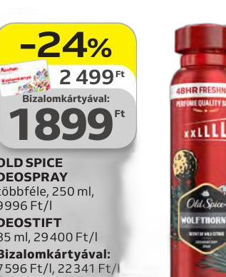 OLD SPICE deospray