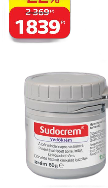 Sudocrem védőkrém