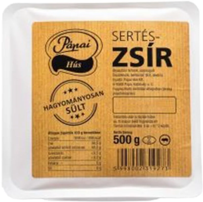 Pápai sertészsír