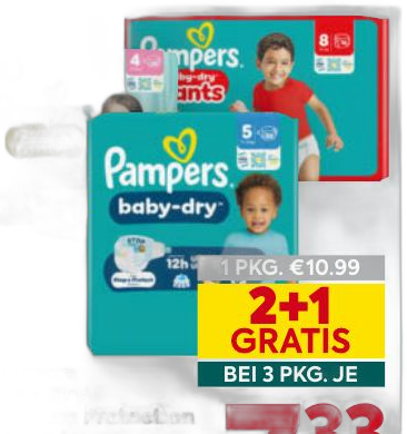Pampers baby-dry, premium protection od. pants