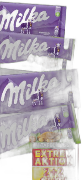 Milka schokolade div. sorten
