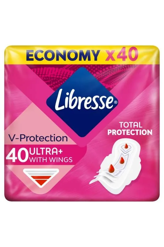 Libresse Ultra+ szárnyas egészségügyi betét