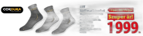 CAT Férfi munkászokni