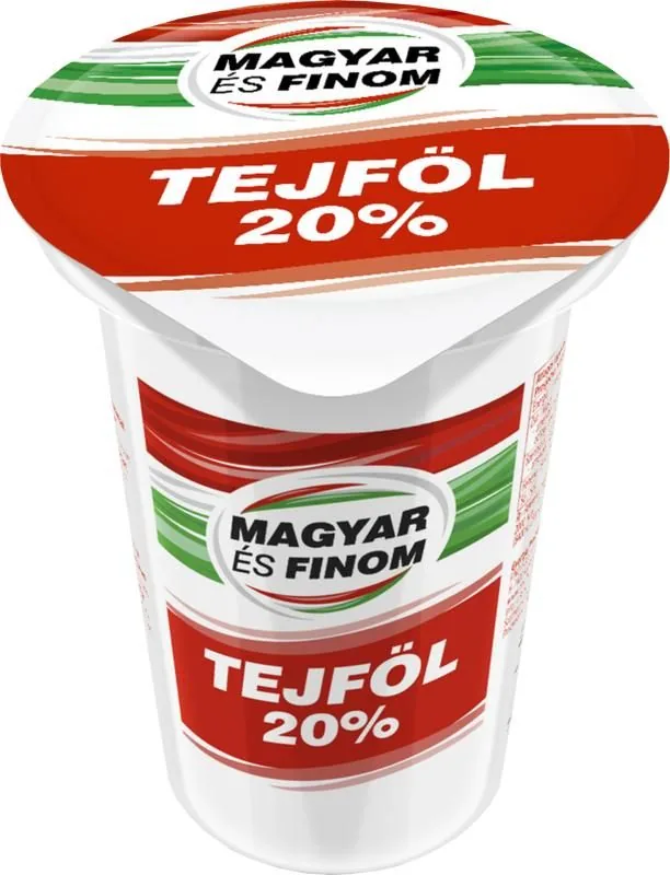 Magyar és Finom tejföl 20%