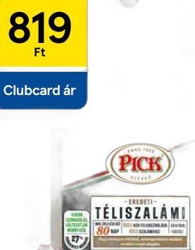 Pick szeletelt téliszalámi