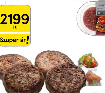Grill Master friss marhahúspogácsa