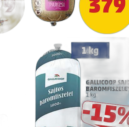 Gallicoop Sajtos baromfizselé