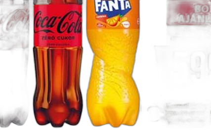 Coca-Cola / Coca-Cola zero / Fanta narancs