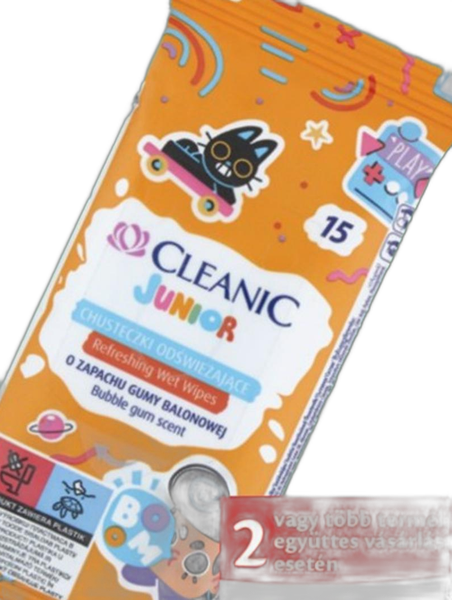 Cleanic frissítő törlőkendő