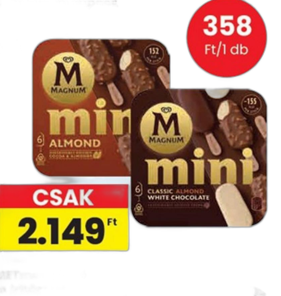 Magnum mini jégkrém multipack