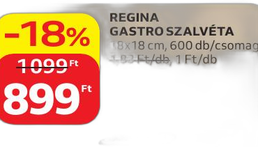 Regina Gastro szalvéta