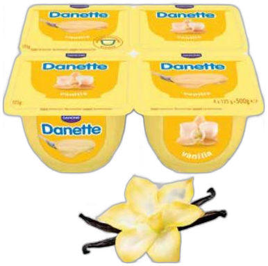 Danette puding multipack