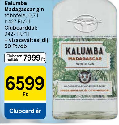 Kalumba Madagascar gin