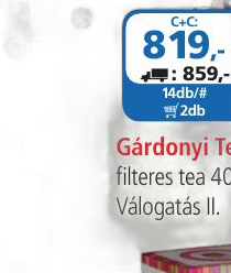 Gárdonyi Teaház darabos gyümölcstea