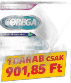 Corega Original Extra Erős műfogsorrögzítő krém