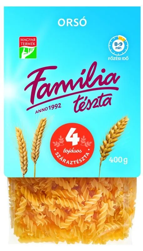 Familia 4 tojásos száraztészta